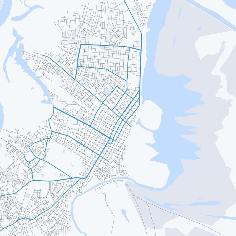 Map of Iquitos