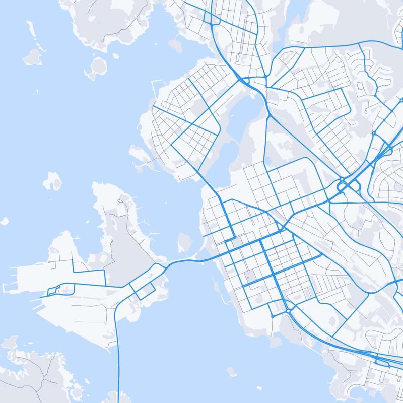 Map of Vaasa