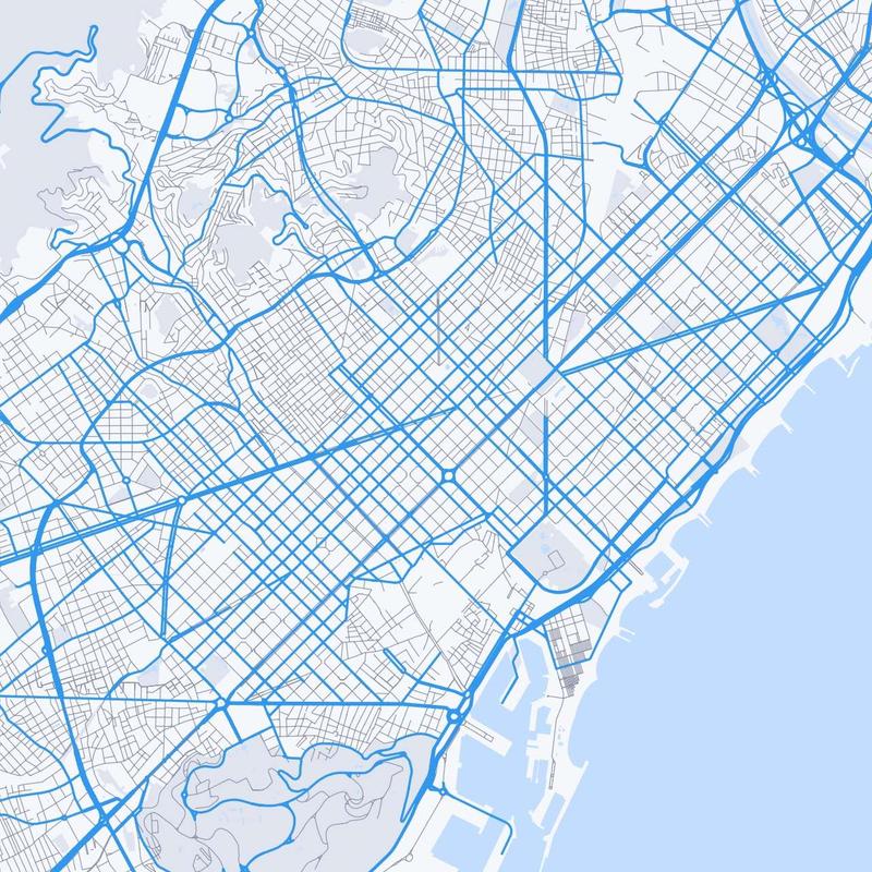 Map of Barcelona