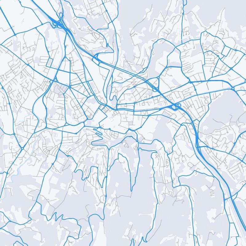 Map of Chambery