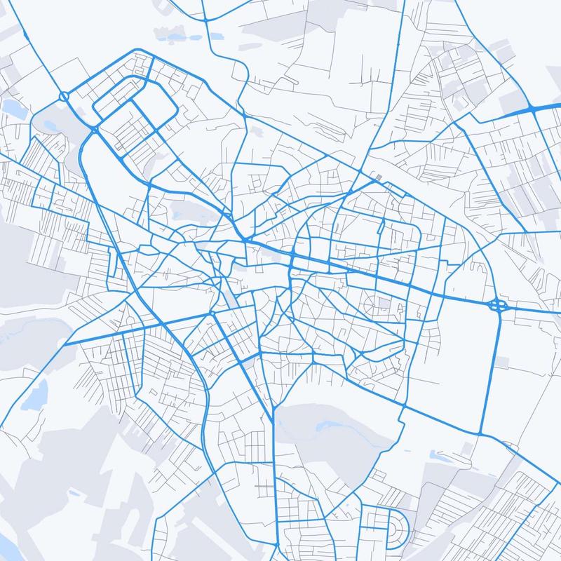 Map of Craiova