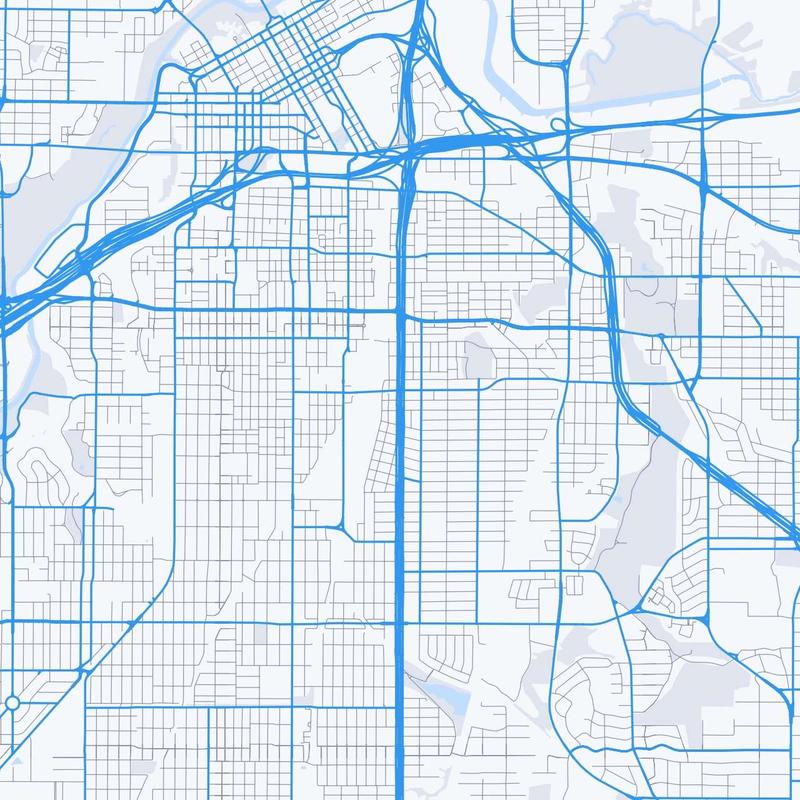 Map of Fort Worth