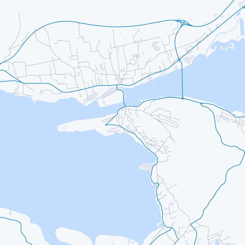 Map of Trogir