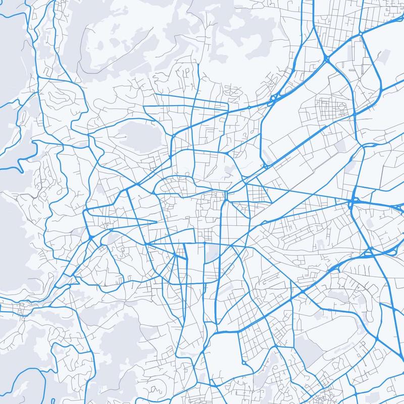 Map of Clermont-Ferrand