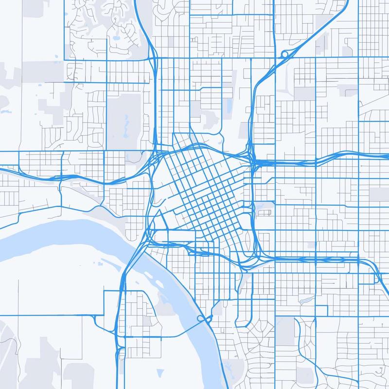 Map of Tulsa