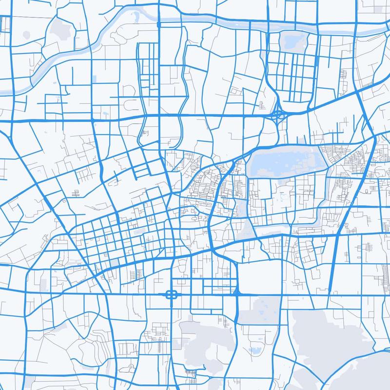 Map of Jinan