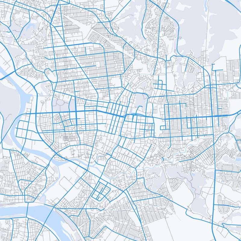 Map of Akita