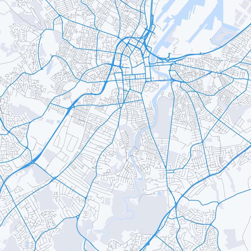 Map of Belfast