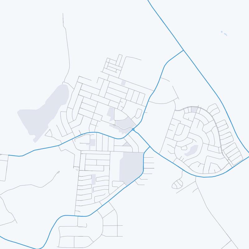 Map of Newman