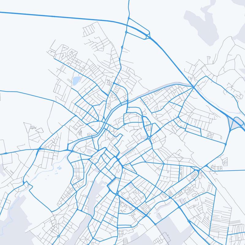 Map of Sibiu