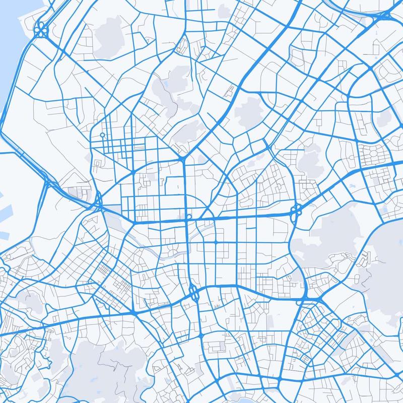 Map of Qingdao