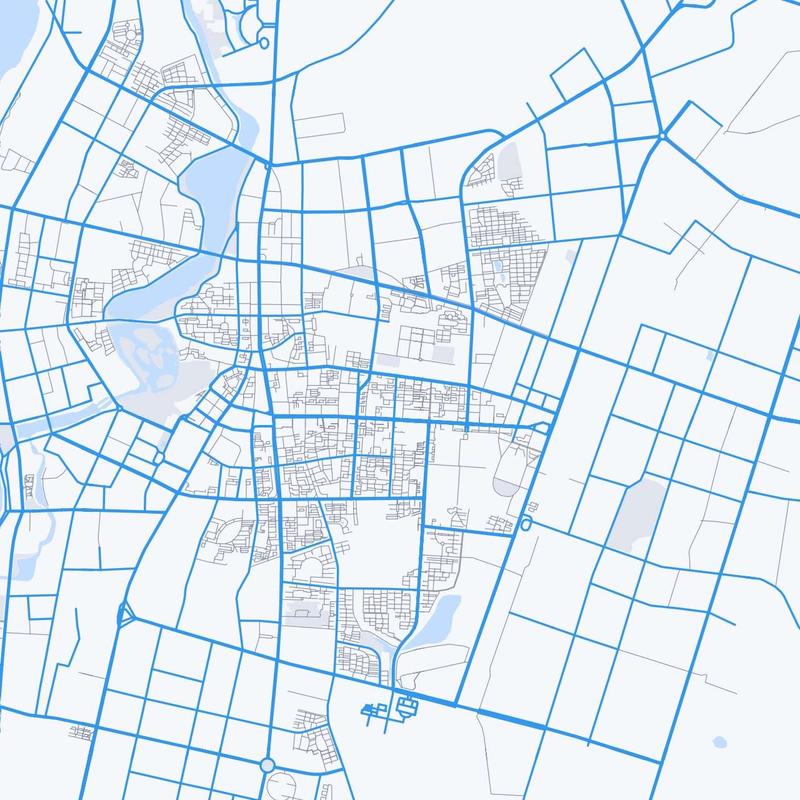 Map of Qiqihar