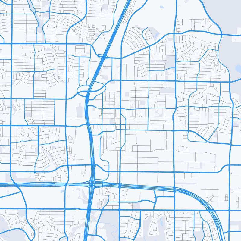 Map of Plano