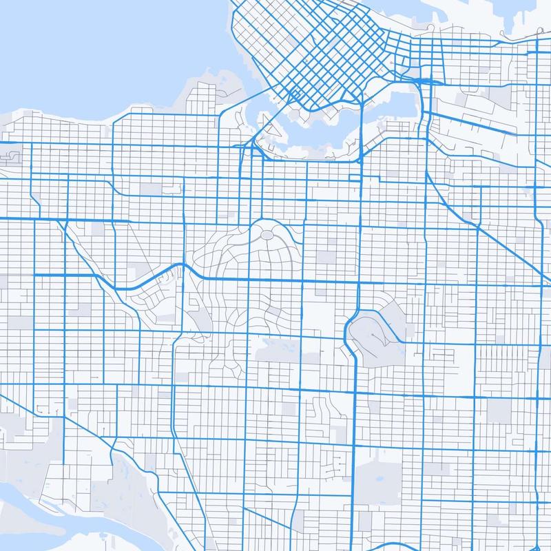 Map of Vancouver