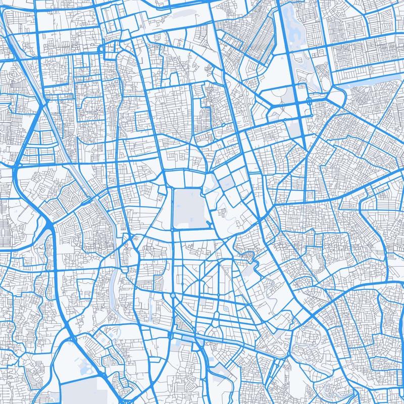 Map of Jakarta
