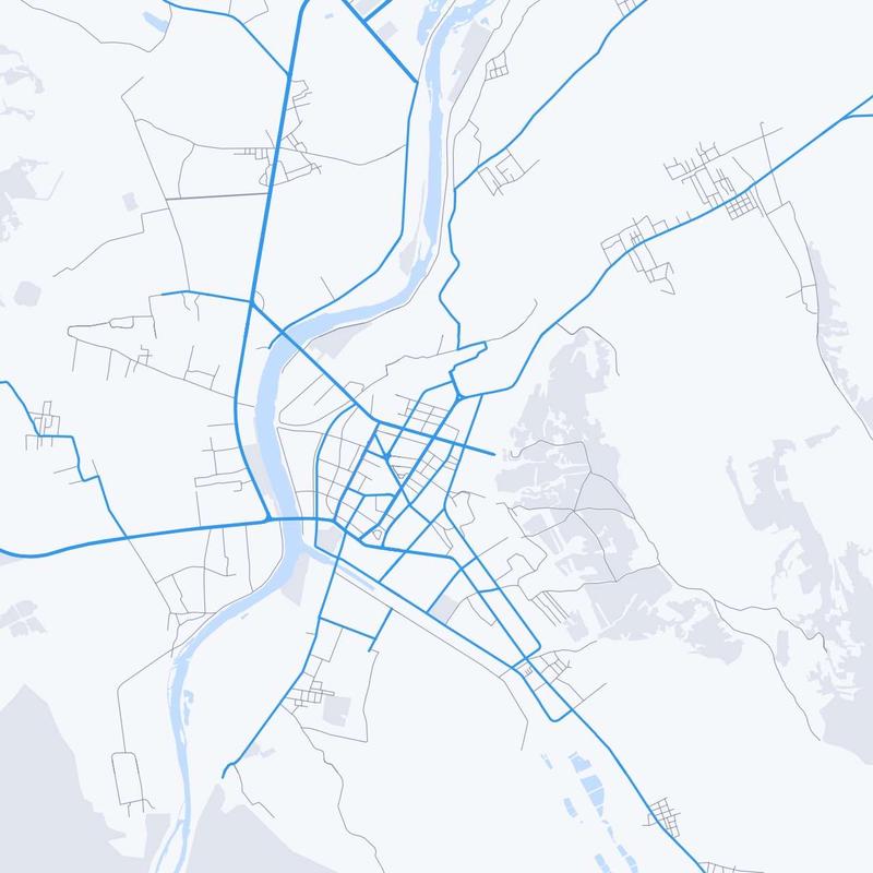 Map of Yanji