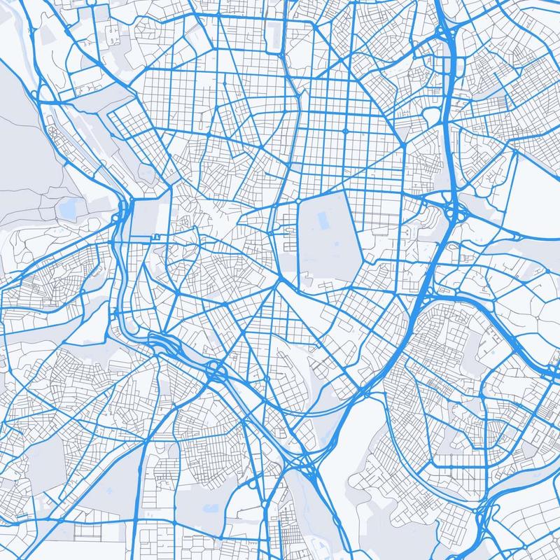 Map of Madrid