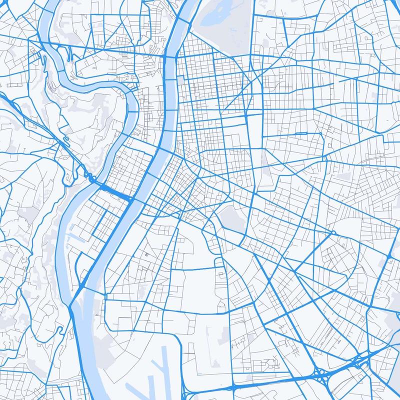 Map of Lyon