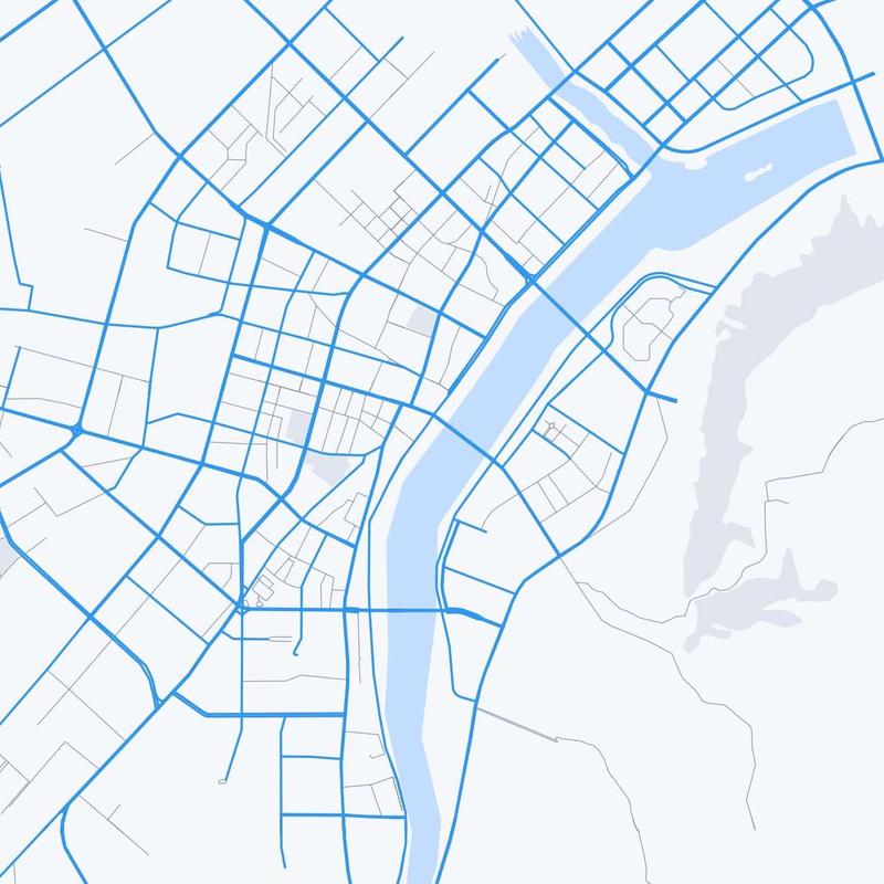 Map of Chaoyang