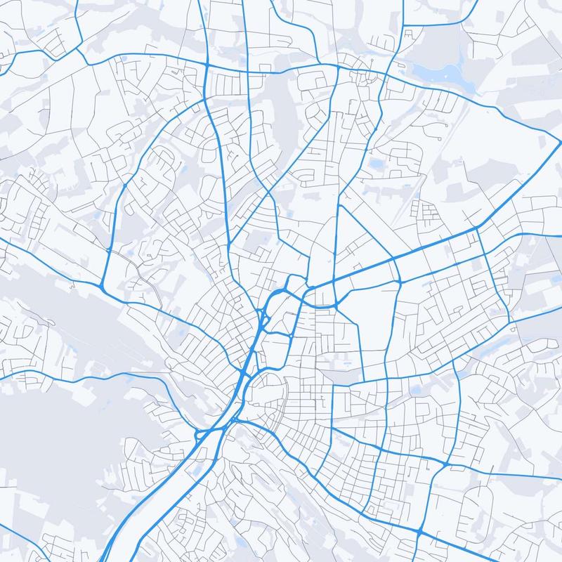 Map of Bielefeld