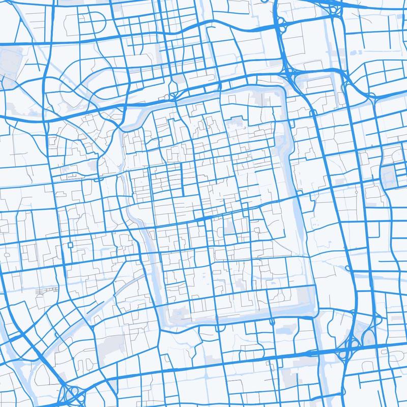 Map of Suzhou