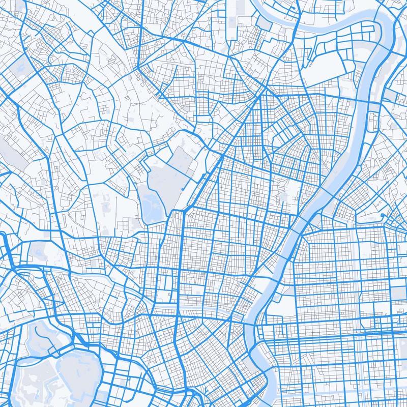 Map of Taito City