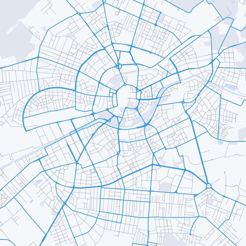 Map of Timisoara
