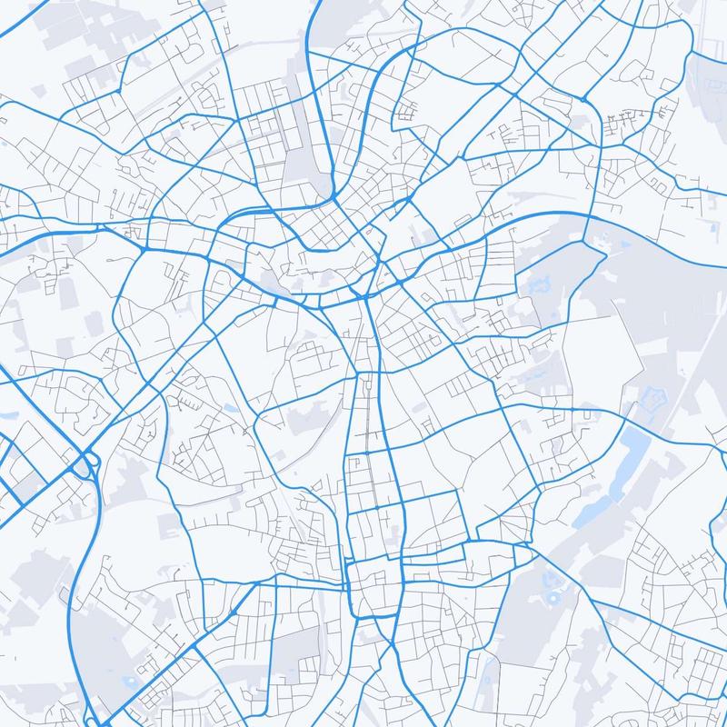 Map of Moenchengladbach