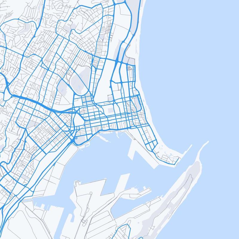 Map of Durban