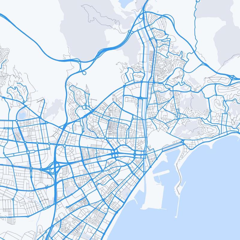 Map of Malaga