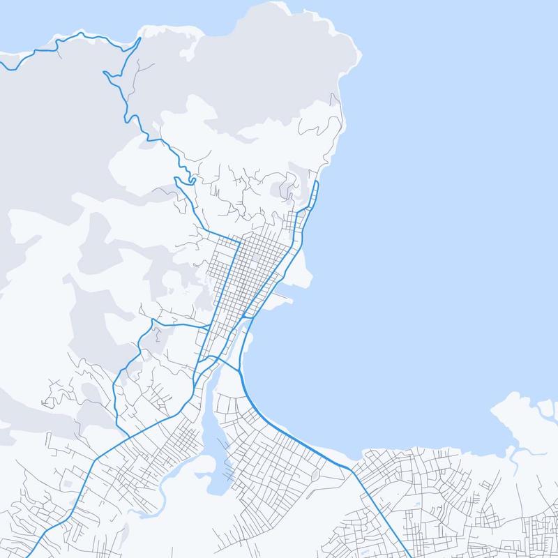 Map of Cap Haitien