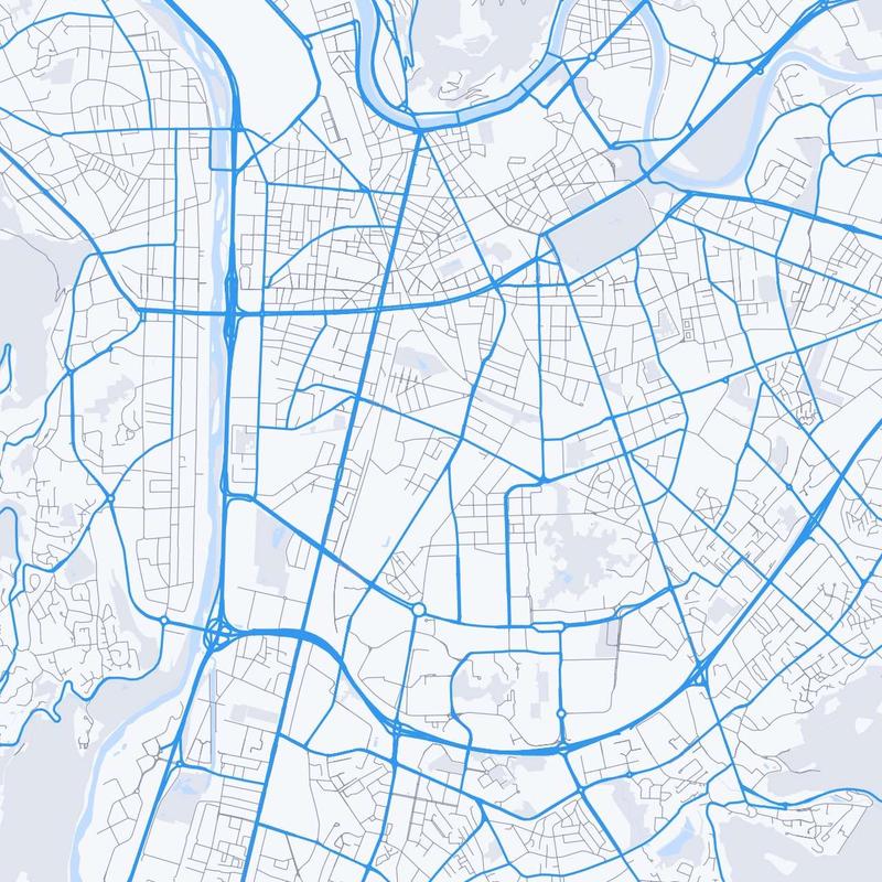 Map of Grenoble