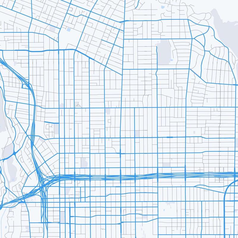 Map of Pasadena