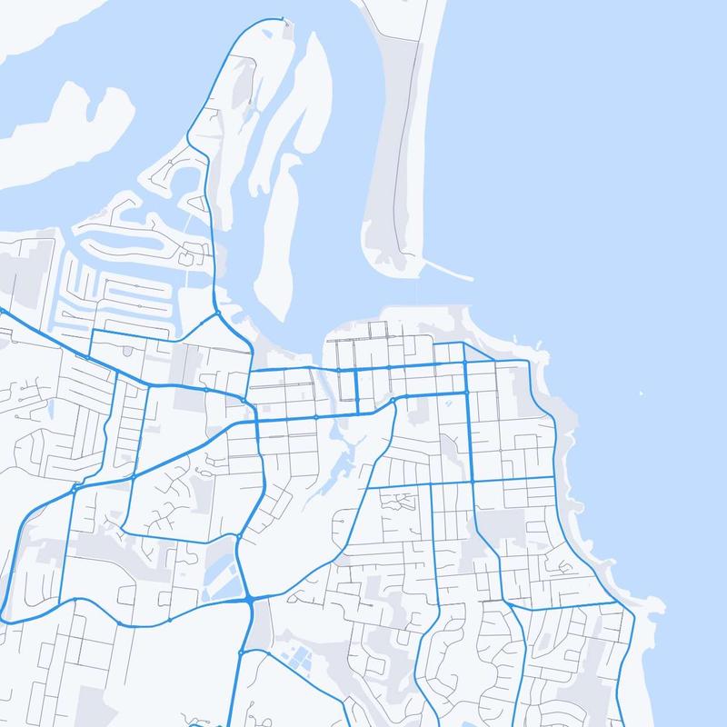 Map of Port Macquarie