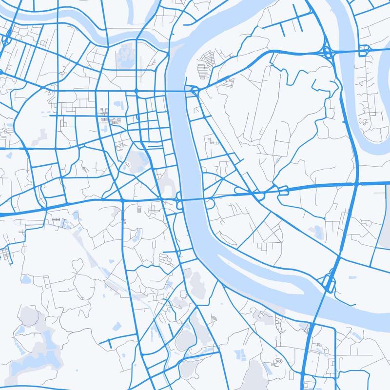 Map of Hengyang