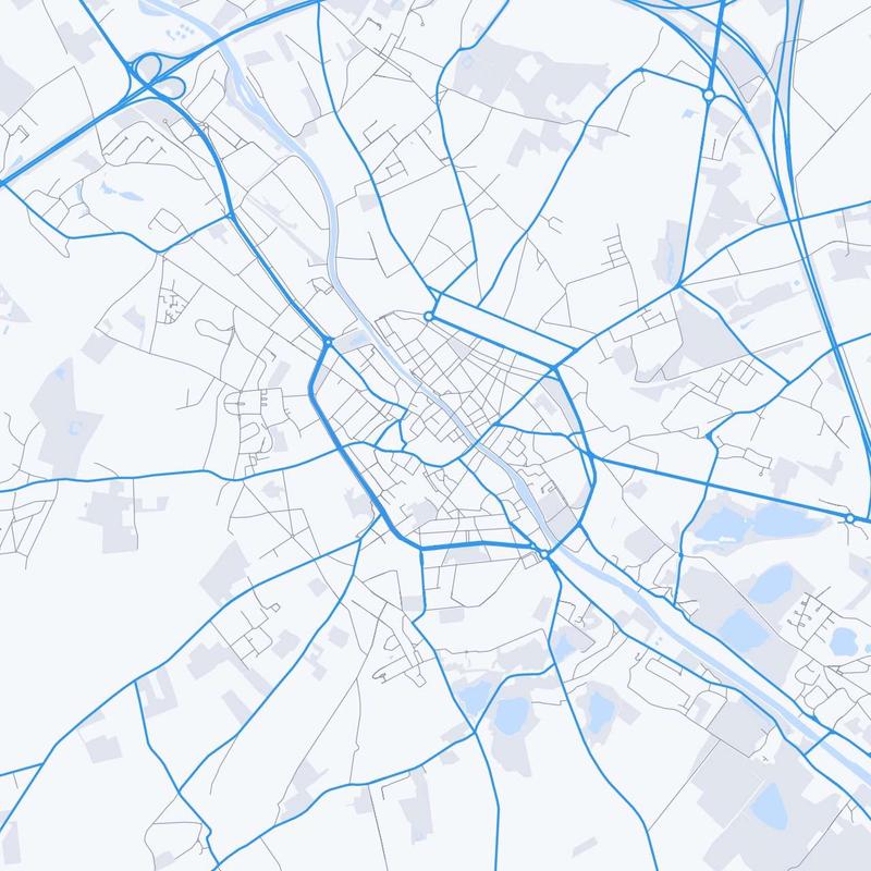 Map of Tournai