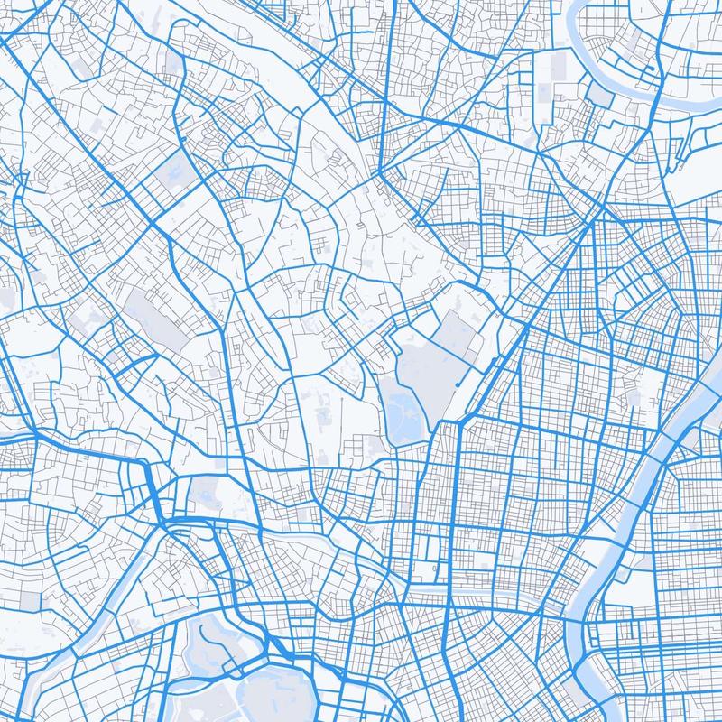 Map of Bunkyo City