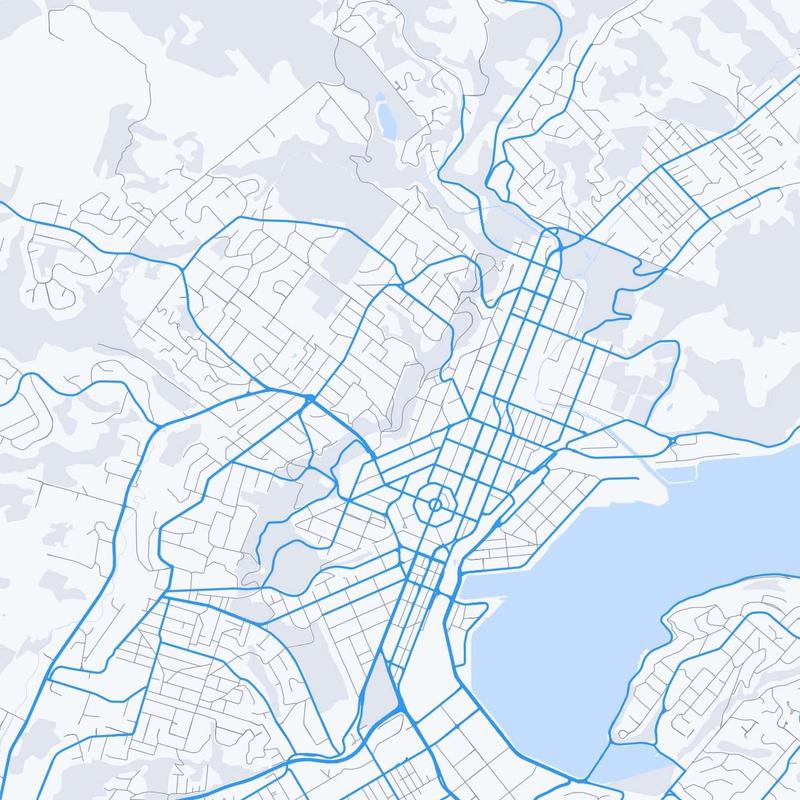 Map of Dunedin