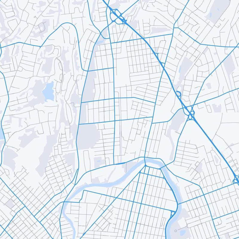 Map of Hawthorne