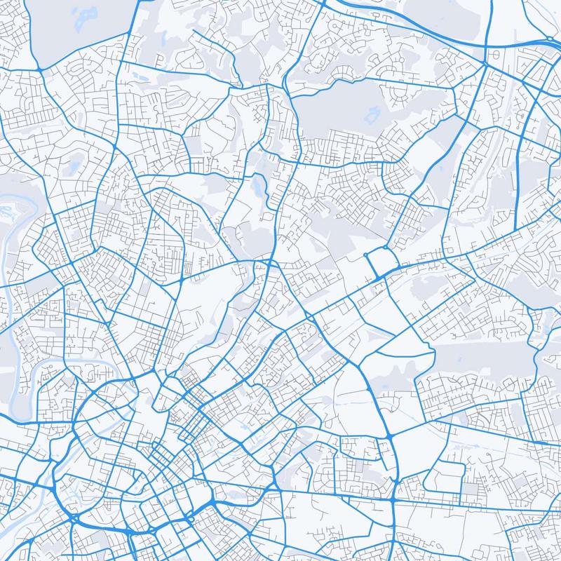 Map of Manchester
