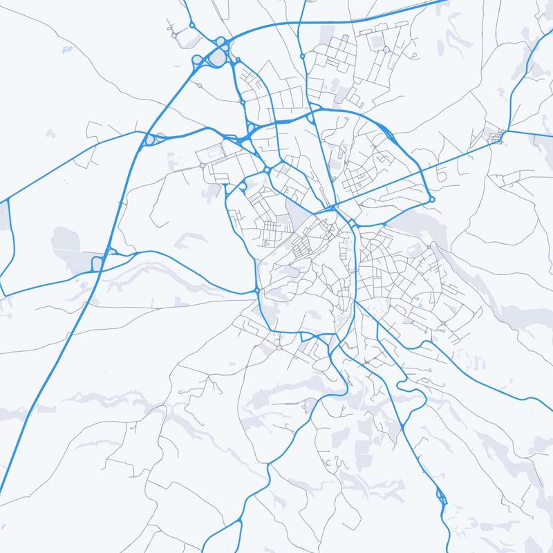 Map of Viterbo