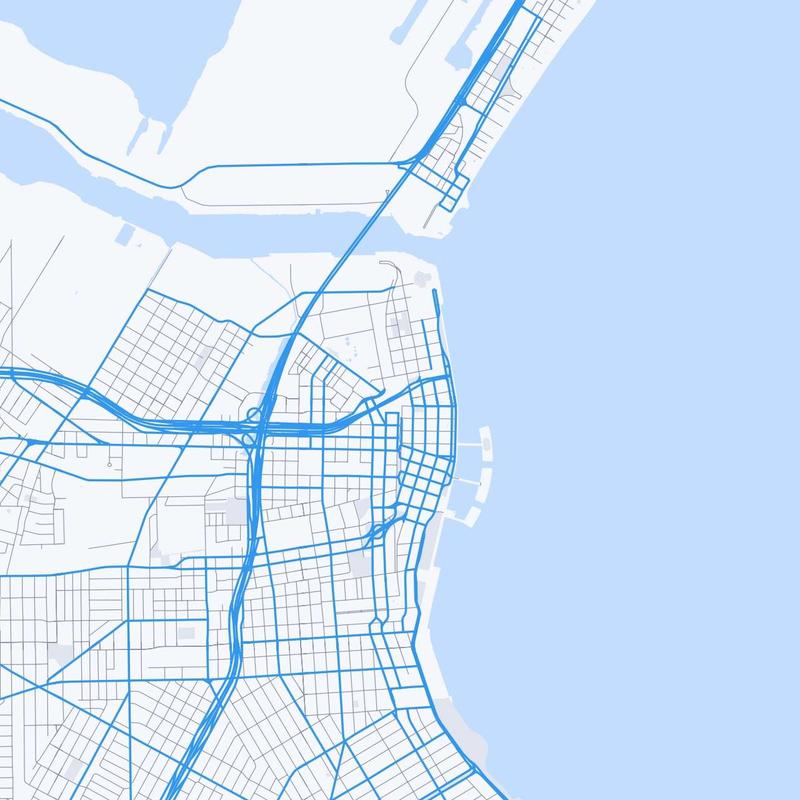 Map of Corpus Christi