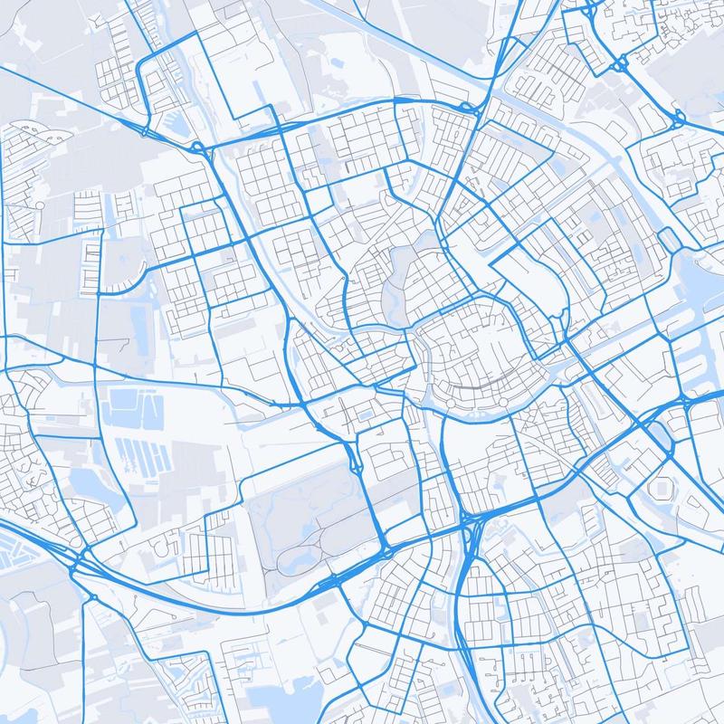 Map of Groningen