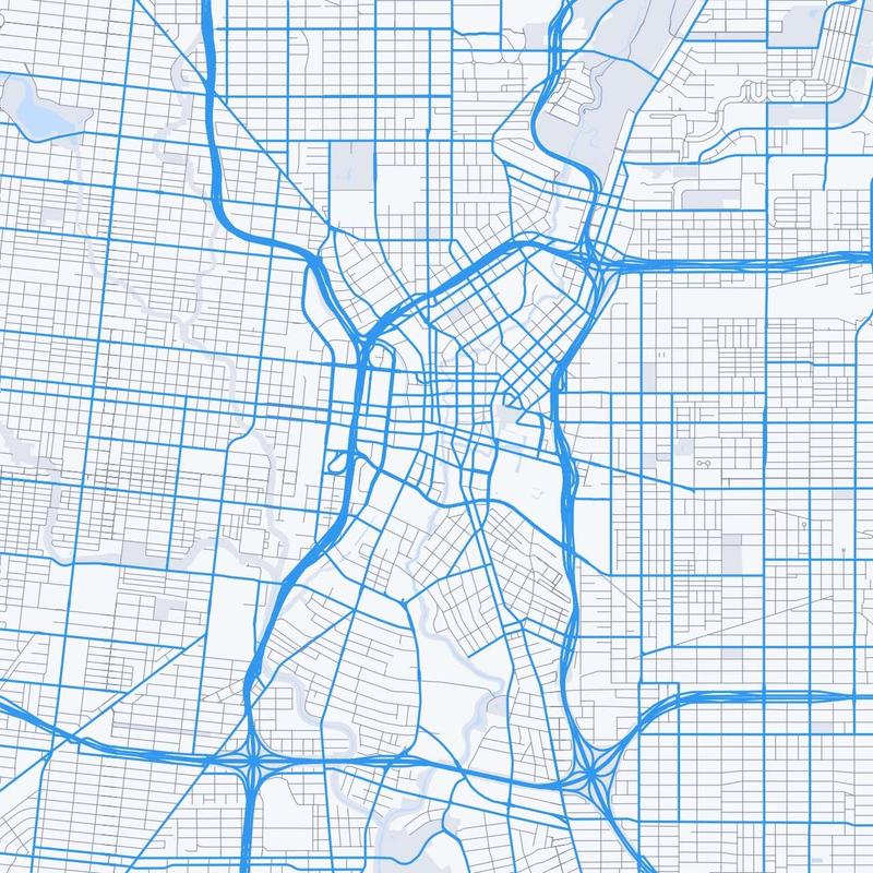Map of San Antonio