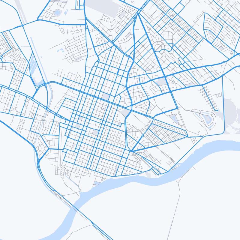 Map of Pelotas