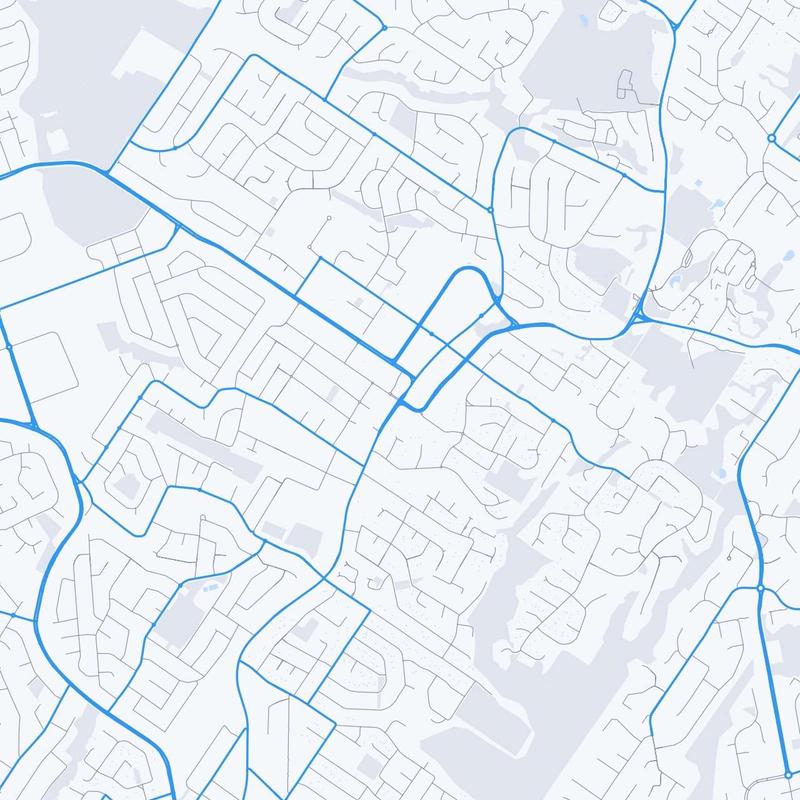 Map of Castle Hill
