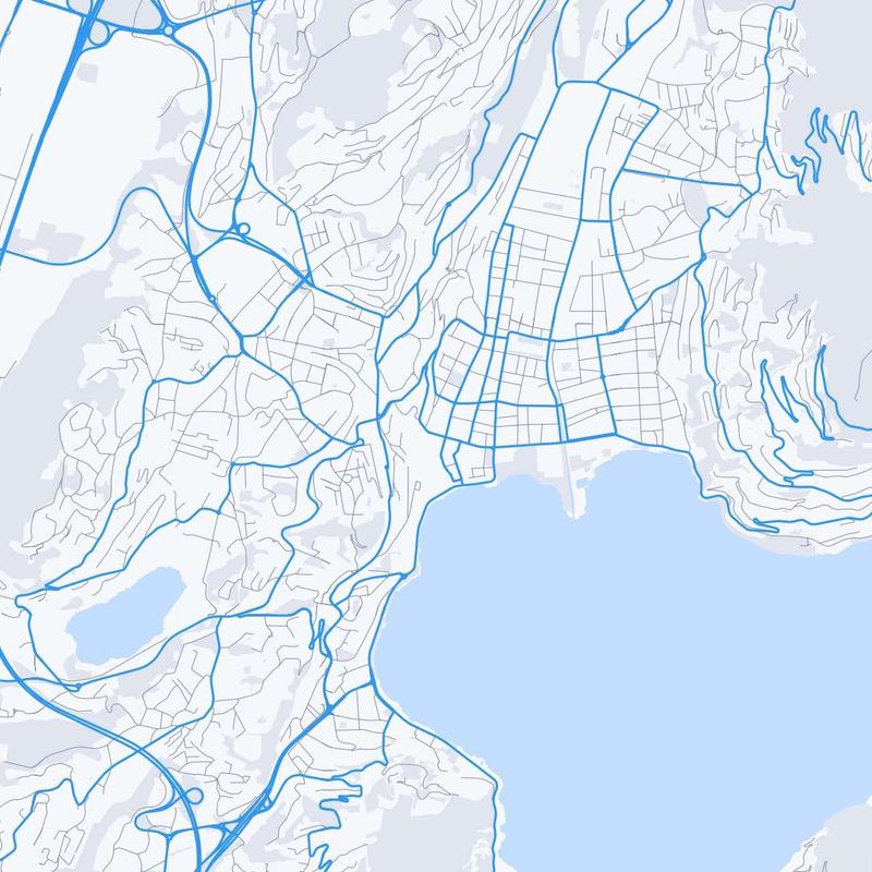 Map of Lugano
