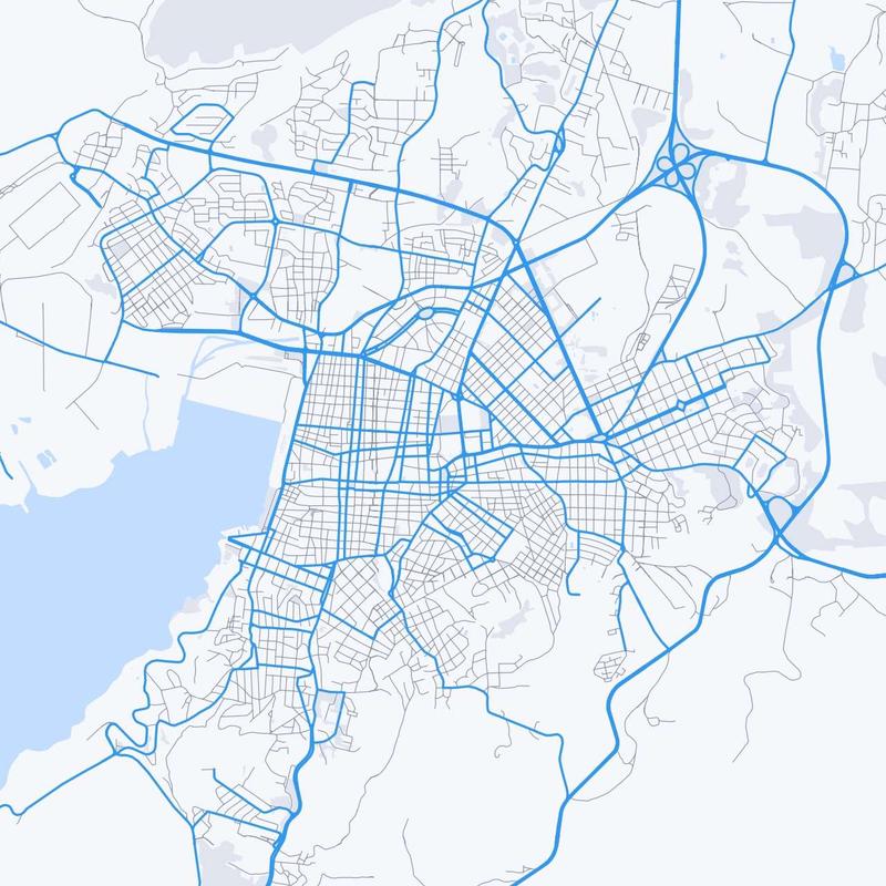 Map of Santiago De Cuba
