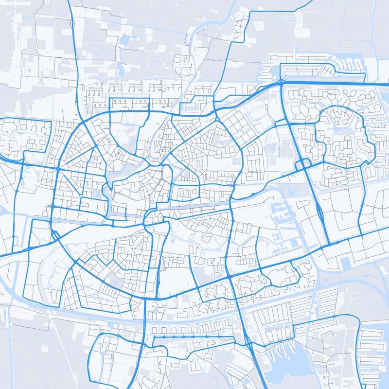Map of Leeuwarden