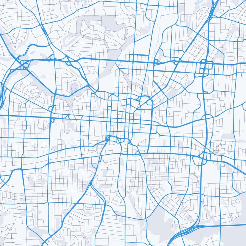 Map of Greensboro